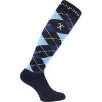 Produktbild von HV Polo Reitsocken Damen Argyle Blau Größe 43/46