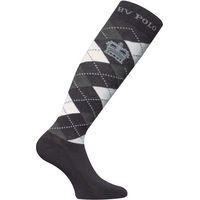 Produktbild von HV Polo Reitsocken Damen Argyle gepolstert aus Baumwolle Grau Bunt Größe 35-38