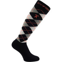 Produktbild von HV Polo Reitsocken Damen Argyle gepolstert Baumwolle Bunt Grün Größe 39-42