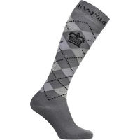 Produktbild von HV Polo Reitsocken Damen Argyle Grau Größe 31/34