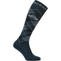 Produktbild von HV Polo Reitsocken Damen Argyle Muster Grün Blau Größe 39/42