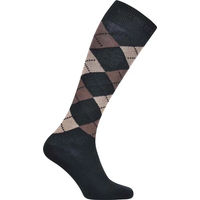 Produktbild von HV Polo Reitsocken Damen Argyle Schwarz Bunt Größe 31/34
