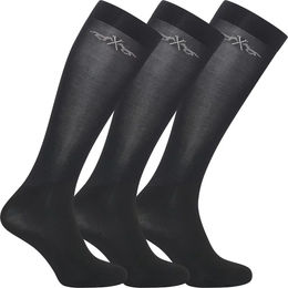 Produktbild von HV Polo Reitsocken Damen Schwarz aus Baumwolle 39/42 3er Pack