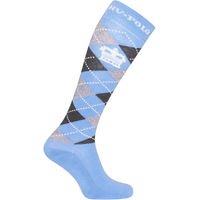 Produktbild von HV Polo Reitsocken für Damen Argyle Blau Größe 35/38