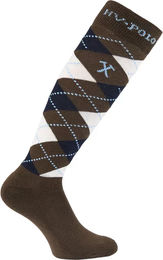 Produktbild von HV Polo Reitsocken für Damen Argyle Braun Größe 35/38