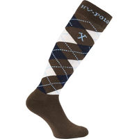 Produktbild von HV Polo Reitsocken für Damen Argyle Braun Größe 35/38