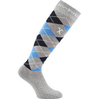 Produktbild von HV Polo Reitsocken für Damen Argyle Grau Bunt Größe 43/46