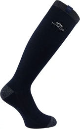 Produktbild von HV Polo Reitsocken für Damen in Blau Schwarz Silber Größe 35/38