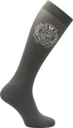 Produktbild von HV Polo Reitsocken in Grau und Schwarz aus Polyamid One Size