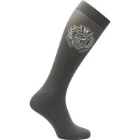 Produktbild von HV Polo Reitsocken in Grau und Schwarz aus Polyamid One Size