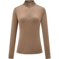 Produktbild von HV Polo Reittrikot Damen Orlanda Langarm Farbe Pecan Größe S