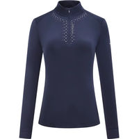 Produktbild von HV Polo Reittrikot Damen Orlanda Langarm Navy Größe XXL