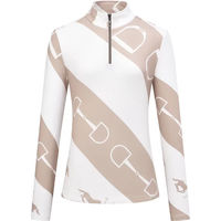 Produktbild von HV Polo Reittrikot langarm Damen HVPGwenny Print chalk Größe L