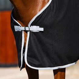 HV Polo Sasha Fleece Abschwitzdecke Schwarz 125cm – Bild 1 von 2