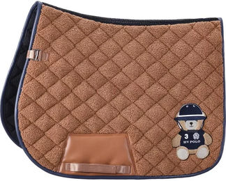 HV Polo Satteldecke Teddy GP Schabracke für Pferde camel Größe Warmblut – Bild 1 von 1