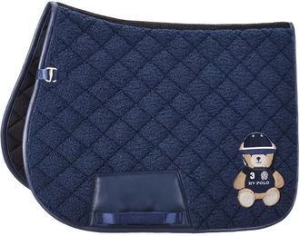 HV Polo Satteldecke Teddy GP Schabracke für Pferde Navy Größe Warmblut – Bild 1 von 1