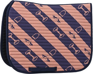 HV Polo Schabracke Gwenny Print Dressur navy-camel Größe Warmblut – Bild 1 von 1