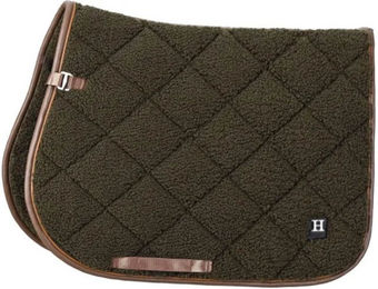 HV Polo Schabracke HVPLisa Vielseitigkeit für Warmblut Pferde in Forest Green – Bild 1 von 1