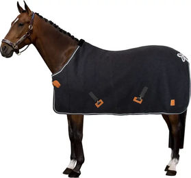 HV Polo Scottie Woll-Fleecedecke für Pferde in Grau und Schwarz – Bild 1 von 8