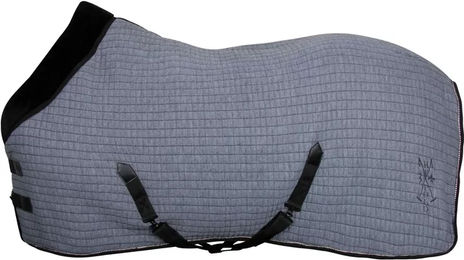 Produktbild von HV Polo Stalldecke Franka für Pferde aus Wolle in Grau 185 cm