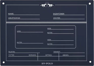 HV Polo Stallinformationstafel – Bild 1 von 1