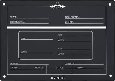 HV Polo Stallinformationstafel – Bild 1 von 1