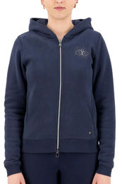 Produktbild von HV Polo Sweatjacke Demi für Damen in Navy Blau aus Baumwolle