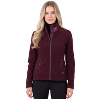 Produktbild von HV Polo Trainingsjacke Dionne Dark Berry Fleece Reitjacke für Damen