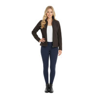 Produktbild von HV Polo Trainingsjacke Dionne Mocca Reitjacke für Damen aus Fleece in Braun