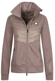 Produktbild von HV Polo Trainingsjacke HVPNorah für Damen aus Fleece in Braun wasserabweisend