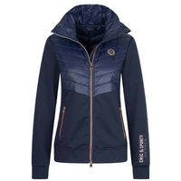 Produktbild von HV Polo Trainingsjacke HVPNorah Reitjacke für Damen aus Fleece in Navy Blau wasserabweisend