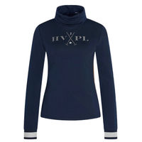 Produktbild von HV Polo Trainingsshirt HVPAdeline Reitshirt für Damen in Navy Blau aus Baumwolle