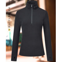 Produktbild von HV Polo Trainingsshirt HVPVeronique Reitshirt für Damen Schwarz Winter