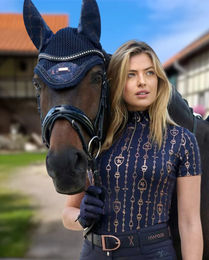 Produktbild von HV Polo Trainingsshirt Tech HVPJolie Reitshirt Damen Navy Blau