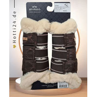 Produktbild von HV Polo Welmoed Shine Gamaschen 2er Set Neopren Mocca Braun Größe M