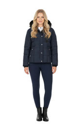Produktbild von HV Polo Winterjacke HVPJacky Reitjacke für Damen in Navy Blau aus Techshell-Material