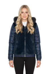 Produktbild von HV Polo Winterjacke HVPMila für Damen in Navy Blau aus Nylon