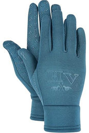 HV Polo Winterreithandschuhe Damen Blau Polyester Größe L – Bild 1 von 3
