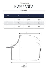 Produktbild von HVP Polo Vierteldecke aus Polyester in Braun Größe M