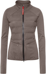 Produktbild von Hybrid Jersey Reitjacke für Damen in Braun aus Polyester wasserabweisend und ganzjährig nutzbar