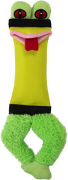 Hyper Pet Fire Hose Friends Quietschspielzeug Frosch in Grün und Gelb - 1 Stk. – Bild 1 von 1
