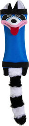 Produktbild von Hyper Pet Fire Hose Friends Waschbär Quietschspielzeug aus Polyester Blau Schwarz Weiß 38 x 7,5 x 9 cm