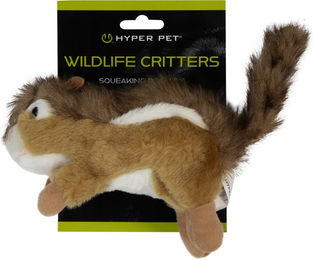 Produktbild von Hyper Pet Wildlife Streifenhörnchen Plüschspielzeug aus Polyester in Braun und Weiß - 1 Stk.