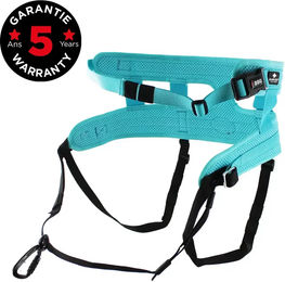 Produktbild von I-DOG Canicross Raidlight Hundegeschirr Sportgeschirr für erwachsene Hunde in Blau Türkis