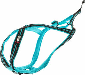 Produktbild von I-DOG Canicross X-Back Sportgeschirr für Hunde in Blau Türkis Größe M