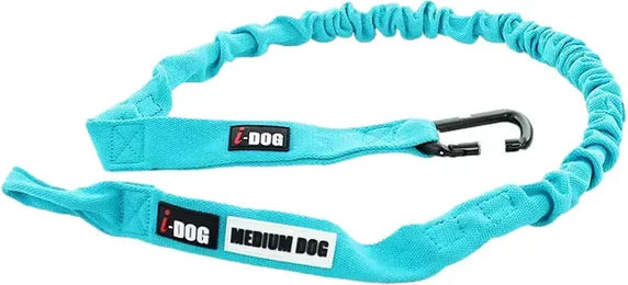 I-DOG Canicross Zugleine ALM Opale Mittel 190 cm Blau Rosa Türkis – Bild 1 von 1