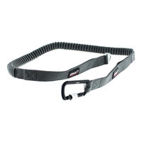 Produktbild von I-DOG Canicross Zugleine Upka Style Joggingleine 200 cm Grau Schwarz