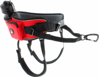 i DOG Comfort Trek Canicross Hüftgurt für Zughundesport aus Mesh-Gewebe in Rot – Bild 1 von 10