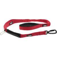 Produktbild von I-DOG Confort Pro Max Upka New 2024 Elastische Hundeleine mit Sicherheits-Schlaufe aus Neopren in Rot 120 cm