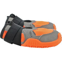 Produktbild von I-DOG Hundeschuhe Khan Pad N'Polar Pfotenschuhe aus Gummi wasserabweisend Orange 50 mm
